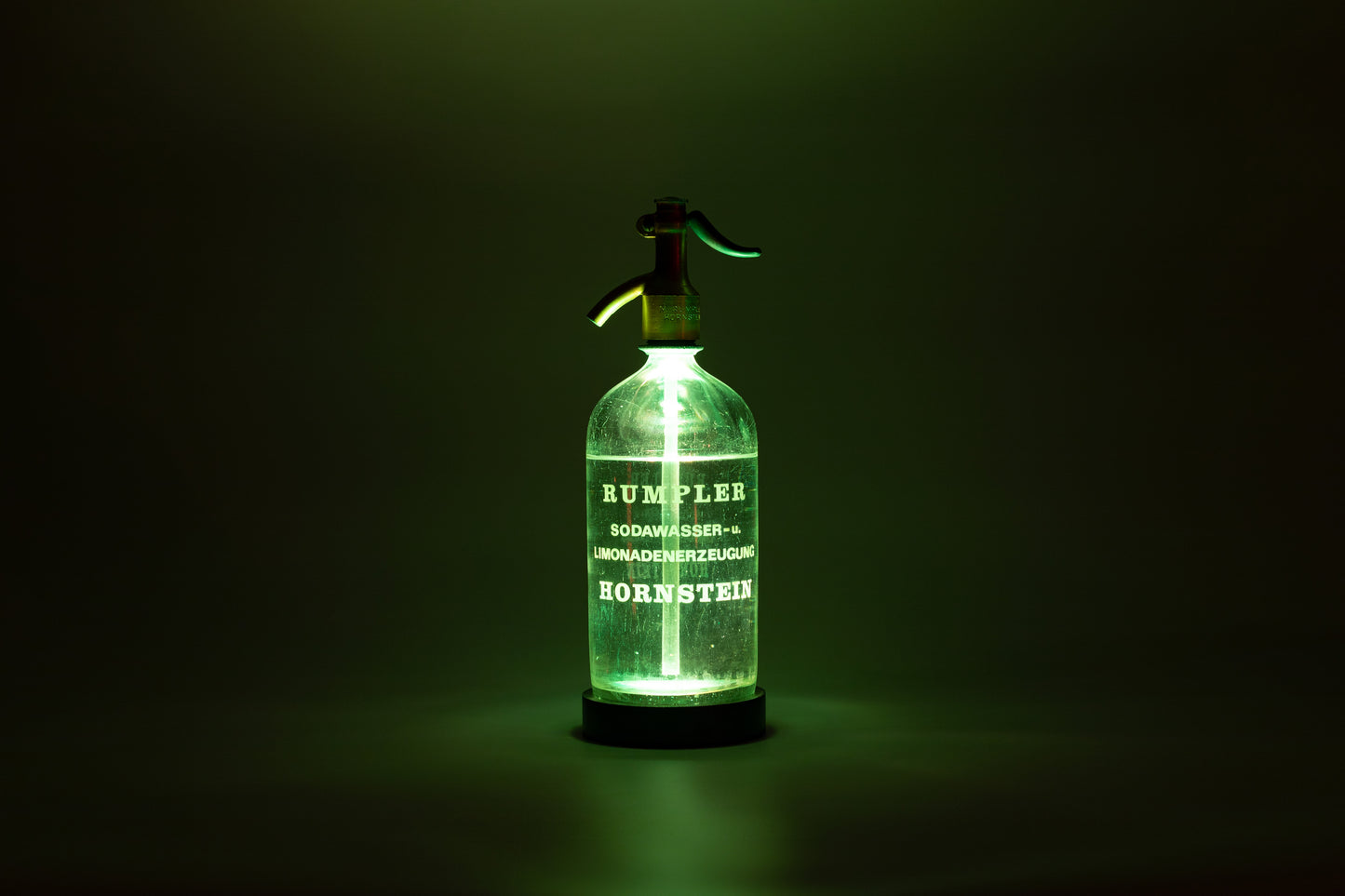 Sodawasserflasche meets Vintage Lampe