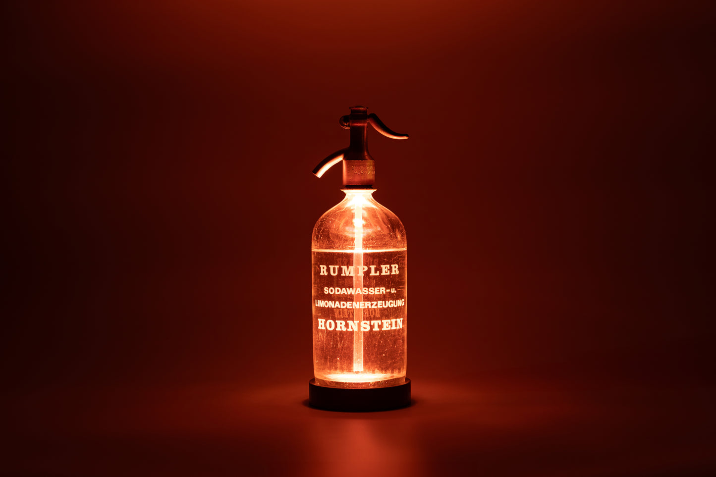 Sodawasserflasche meets Vintage Lampe