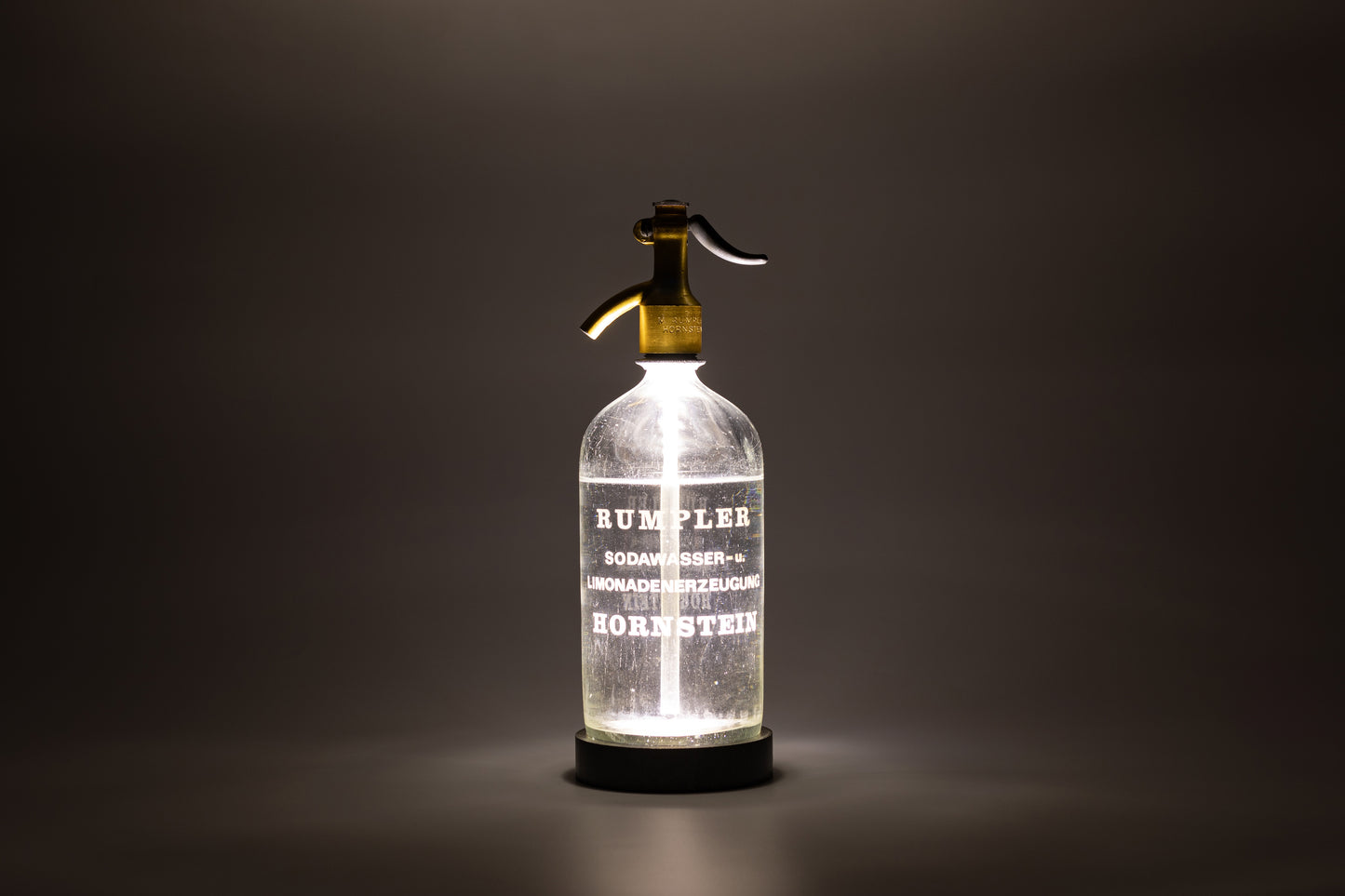 Sodawasserflasche meets Vintage Lampe