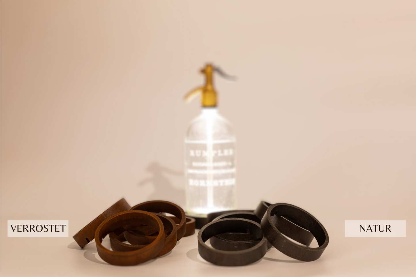 Sodawasserflasche meets Vintage Lampe