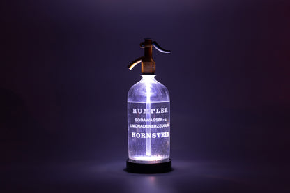 Sodawasserflasche meets Vintage Lampe